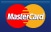 MasterCard logo in red and orange on dark blue background